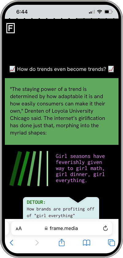 Currents vertical example