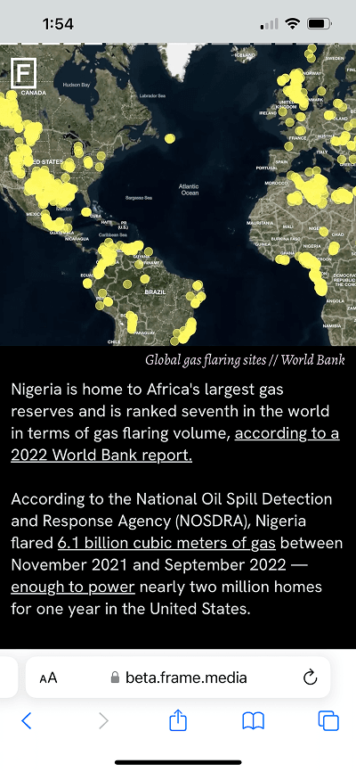 Gas Flaring article view 5