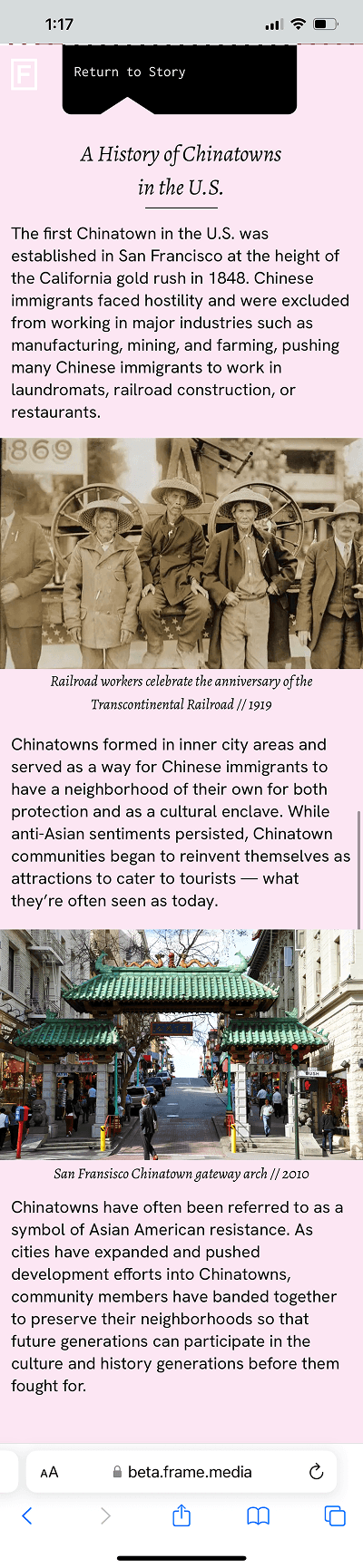 Chinatown article view detour